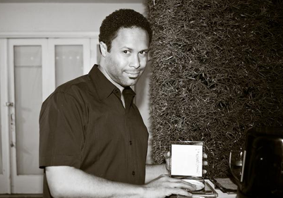 Tommy Fullove at his DJ setup
